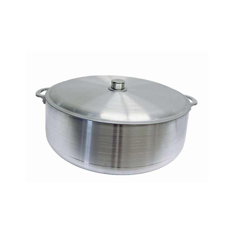 20 Qt Aluminum Caldero Stock Pot, Cooking Dutch Oven With Lid,Satin Finish