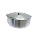 31 Qt Aluminum Caldero Stock Pot, Cooking Dutch Oven With Lid,Satin Finish
