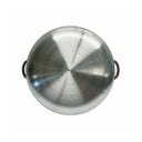 8 Qt Aluminum Caldero Stock Pot, Cooking Dutch Oven With Glass Lid,Satin Finish