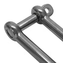 5 Pcs Marine Boat Stainless Steel 316 Eye Screw Pin Sailing Long D Shackle Rigging
