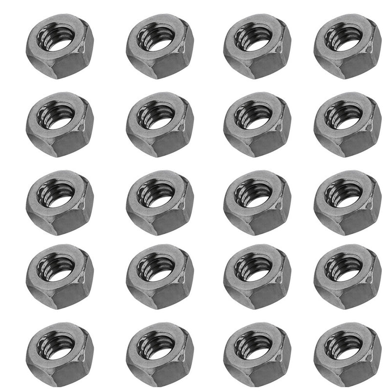 20 Pcs 1/4" -20 Stainless Steel 316 Hex Nut UNC Type Right HAND, LEFT HAND