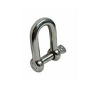 Stainless Steel D Chain Shackle with Screw Pin
