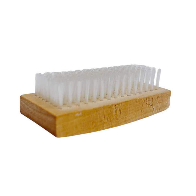 Nylon Bristle Utility Cleaning Wooden Hand Brush for Indoor and Outdoor 4 Pcs