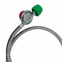 48" High Pressure Propane Regulator Hose, Replacement Mesh Gas Hose 350 PSI Max for Burners, Fryers & Outdoor Cooking