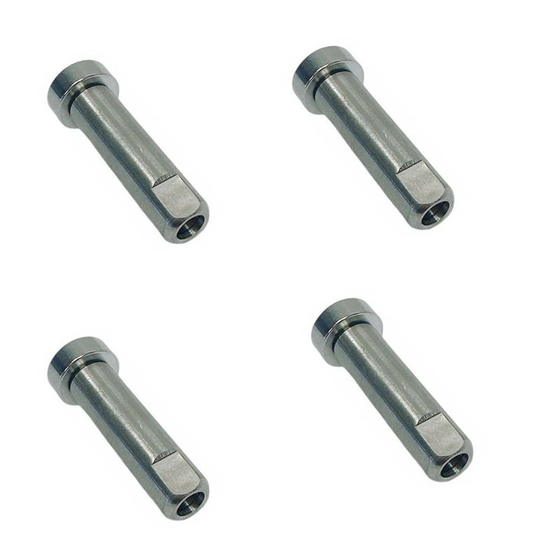 Marine 1/8" Push And Go Swageless Dome 1/8" Cable T316 Stainless Steel 4 Pcs