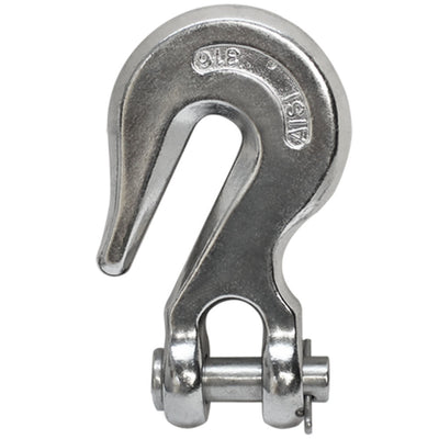 Set Of 5 PC Marine Stainless Steel 316 Clevis Grab Hook 1/4" Towing WLL 1,600 lbs