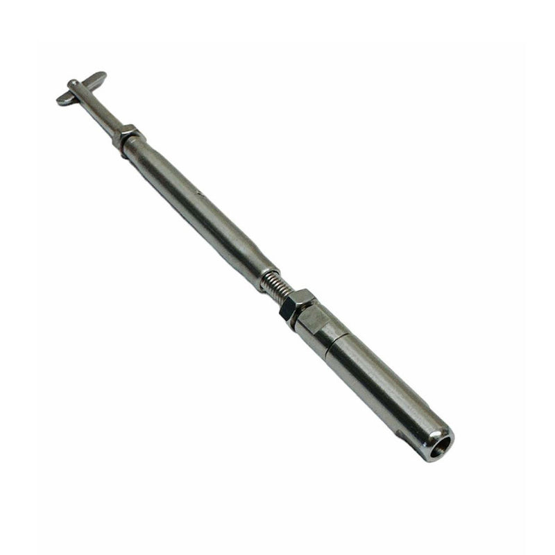 4 Pcs 3/16" Push And Go Drop Pin Turnbuckle 1/4"-20 Thread T316 Stainless Steel