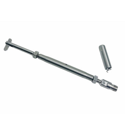 4 Pcs 3/16" Push And Go Drop Pin Turnbuckle 1/4"-20 Thread T316 Stainless Steel