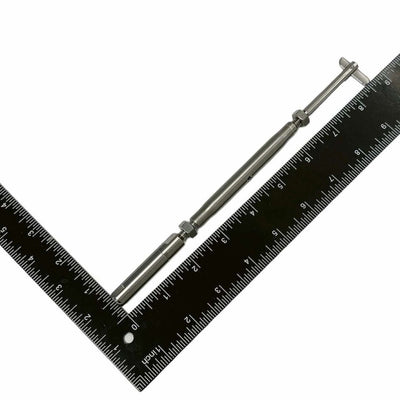 4 Pcs 3/16" Push And Go Drop Pin Turnbuckle 1/4"-20 Thread T316 Stainless Steel