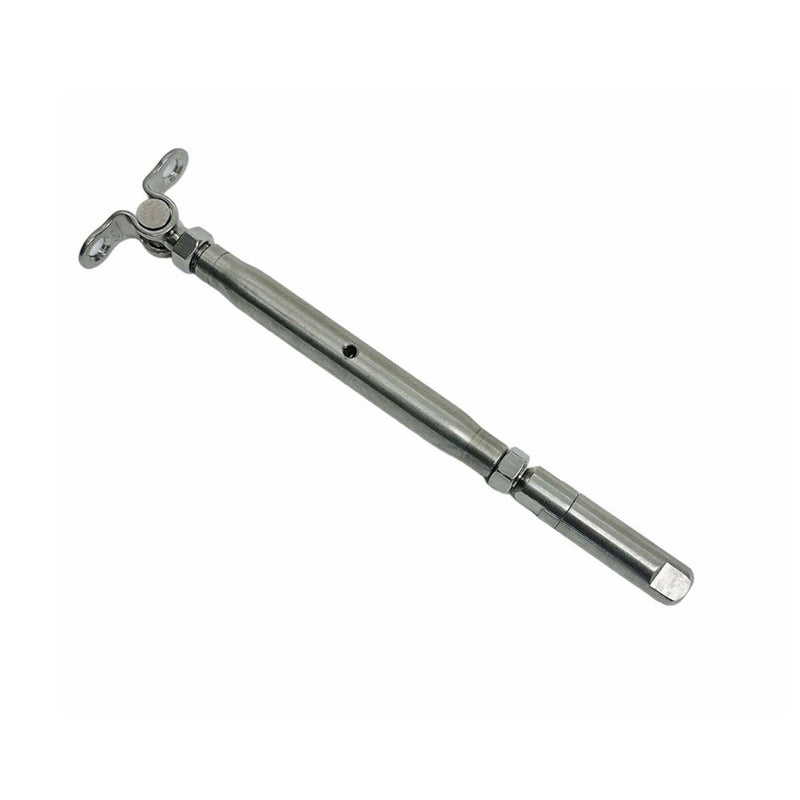 4 Pcs 3/16" Push And Go Deck Toggle Turnbuckle 1/4"-20 Thread Stainless Steel
