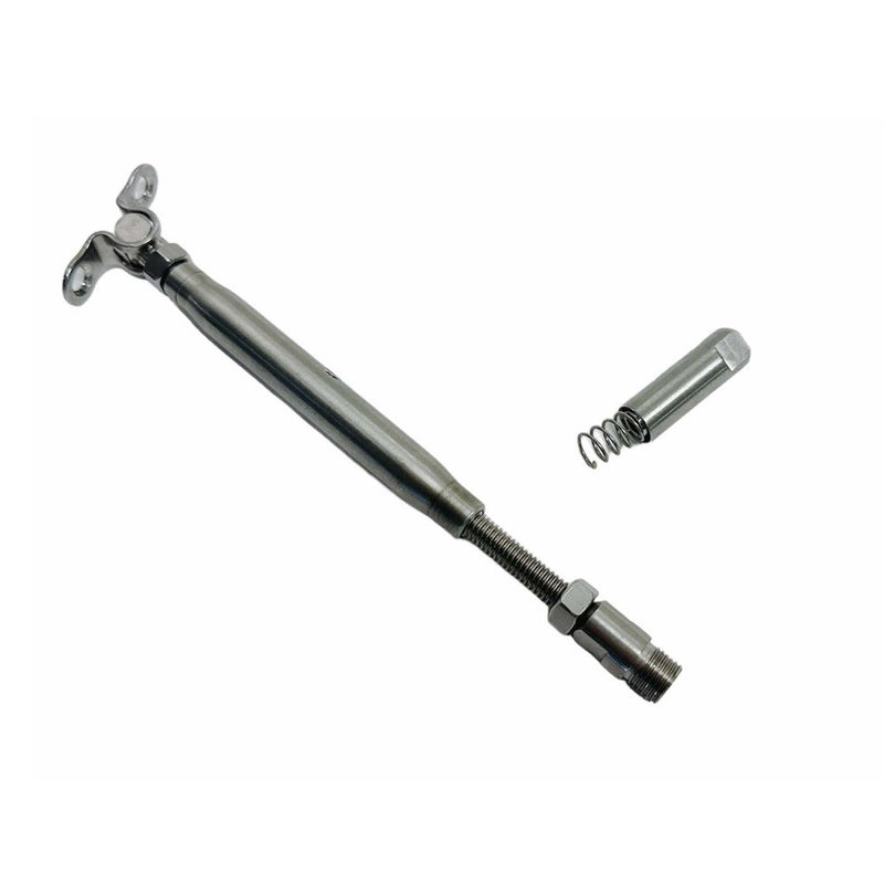 4 Pcs 3/16" Push And Go Deck Toggle Turnbuckle 1/4"-20 Thread Stainless Steel