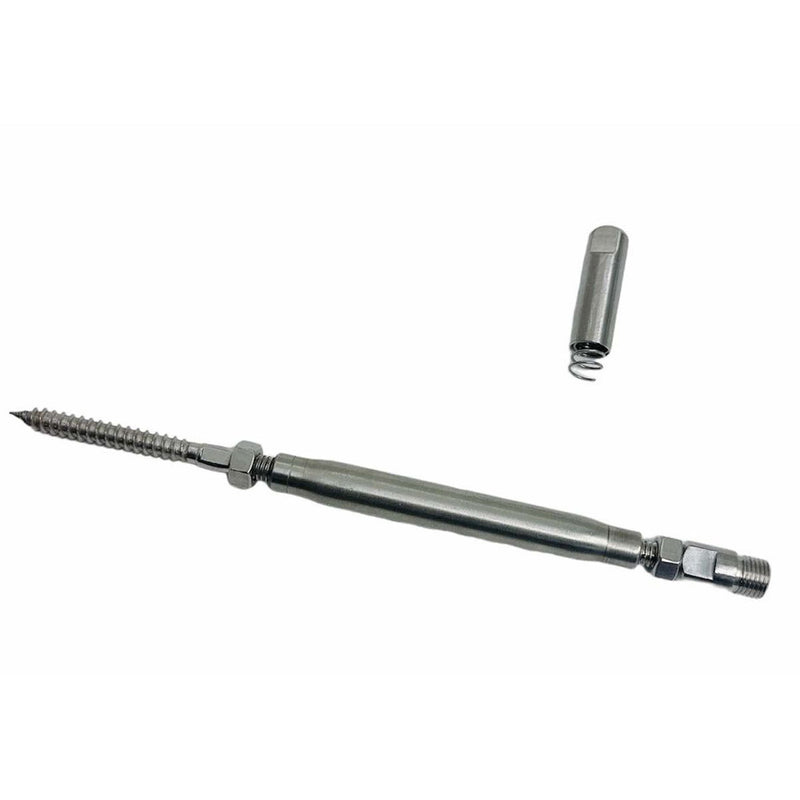 Marine Boat Push And Go Lag Turnbuckle For Cable Wire T316 Stainless Steel