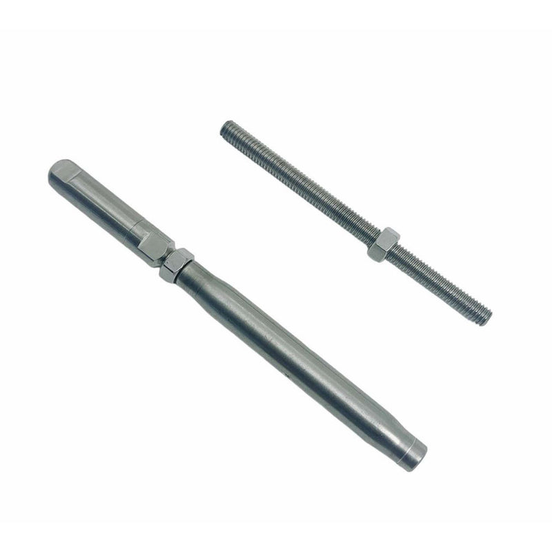 Marine Push And Go Threaded Turnbuckle For Cable Wire T316 Stainless Steel