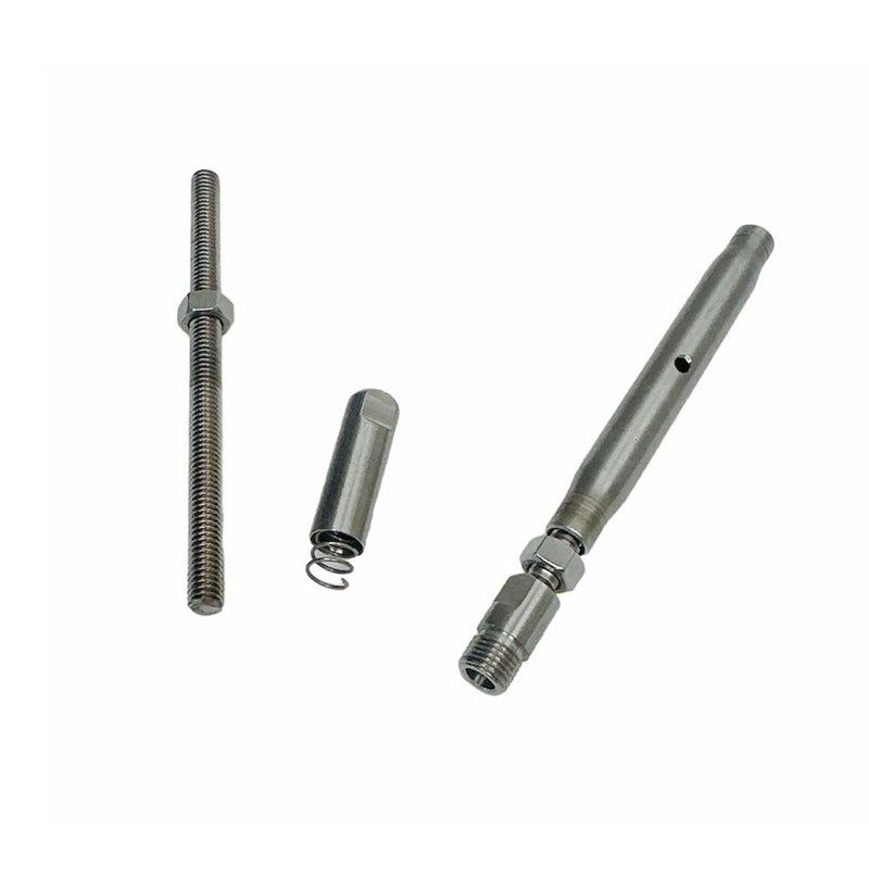 Marine Push And Go Threaded Turnbuckle For Cable Wire T316 Stainless Steel