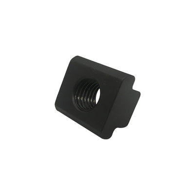 T-Slot Nut Table Slot Tapped Through Black Oxide