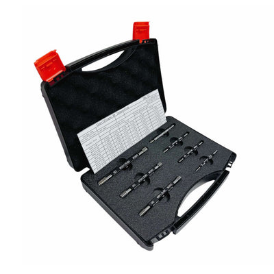 7 Pc H6 Metric Thread Plug Gage Gauge Set Double End GO & NO GO W/ Certificate