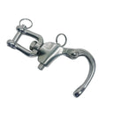 4 Pcs Stainless Steel 5" SWIVEL Jaw Snap Shackle Sailboat Quick Release Locking