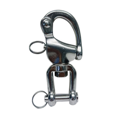4 Pcs Stainless Steel 5" SWIVEL Jaw Snap Shackle Sailboat Quick Release Locking