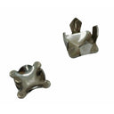 4 Pc 1/4"-5/16" Stainless Steel 316 Wire Rope Net Star Clip Marine Wire Net Clip