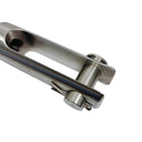 Marine 1"-8 Right Handed Threaded Yoke End 8,000 Lbs WLL Stainless Steel T316