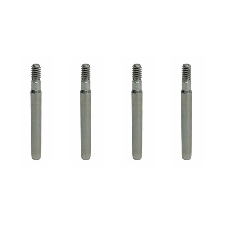 4Pc Marine 3/16" Cable Hand Swage Stud Wire Rope Cable Rail T316 Stainless Steel