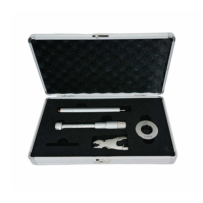 1-1.2" 3 Point Internal Micrometer, Ratchet Stop 0.0002" ,Accurancy ±0.00016&