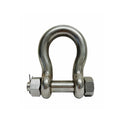 316 Stainless Steel Drop Forged 5/8" Mil-Spec Bolt Pin Anchor Shackle 4000Lb WLL