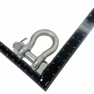316 Stainless Steel Drop Forged 3/4" Mil-Spec Bolt Pin Anchor Shackle 6000Lb WLL