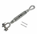 Mil-Spec 3/4" x 6" Jaw & Eye Turnbuckle 5200 Lb WLL Stainless Steel Drop Forged