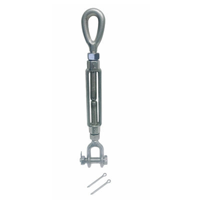 Mil-Spec 3/4" x 6" Jaw & Eye Turnbuckle 5200 Lb WLL Stainless Steel Drop Forged