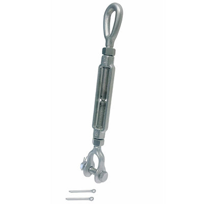 Mil-Spec 3/4" x 6" Jaw & Eye Turnbuckle 5200 Lb WLL Stainless Steel Drop Forged