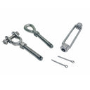 Mil-Spec 3/4" x 6" Jaw & Eye Turnbuckle 5200 Lb WLL Stainless Steel Drop Forged