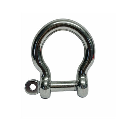 20 Pcs 1/2" Captive Pin Anchor Rigging Bow Shackle Stainless Steel WLL 1,600 Lbs