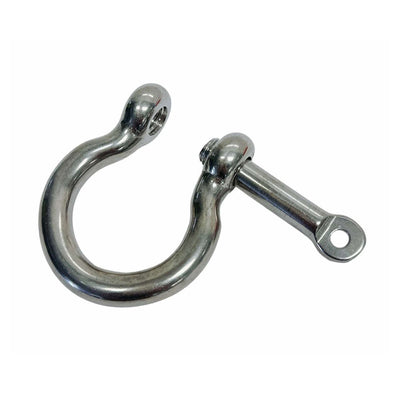 20 Pcs 1/2" Captive Pin Anchor Rigging Bow Shackle Stainless Steel WLL 1,600 Lbs