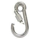 20 Pcs 5/16" Marine Stainless Steel Carabiner Spring Snap Hook w/ Eyelet & Screw