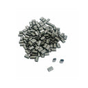 100 Pcs Stainless Steel Wire Rope Clip 3/32" Oval Crimping Sleeve Tube Connector