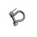 50 Pcs 316 Stainless Steel Bolt Pin Bow Anchor Shackle 600 LB 3/16"
