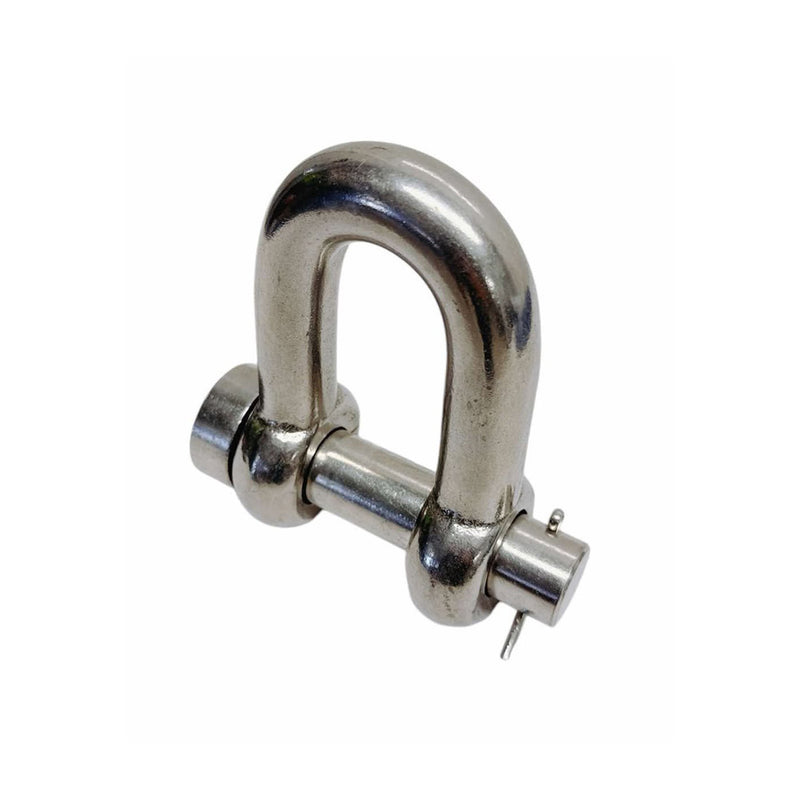 4 Pcs Mil-Spec Forged 5/8" Round Pin Chain Shackle 4,000 Lb WLL Stainless Steel