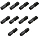 10 Pcs T316 Stainless Steel Black Oxide 1/4"-20 Swage Insert For 1/8" Cable Wire Rope