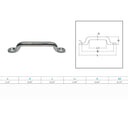 Marine Boat 1/4" Long Pad Eye Rigging Wire Cable Yacht Stainless Steel T304