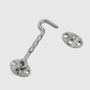 4 Pcs Marine T316 Stainless Steel 4" Deck Cabin Hook Latch Hardware Hook Door Window