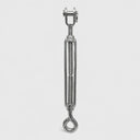 4 Pcs Marine T316 Stainless Steel 3/8" x 4-7/8" Jaw Eye Turnbuckles for Cable Rope 1,260 Lbs WLL