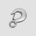4 Pcs Marine T316 Stainless Steel Non-Magnetic 1/4" Eye Slip Hook 1,000 Lbs WLL Drop Forged With Safety Latch