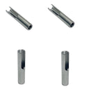 Marine Boat T Anchor Fitting For 3/16" Cable Hand Swage Stainless Steel  4 Pcs