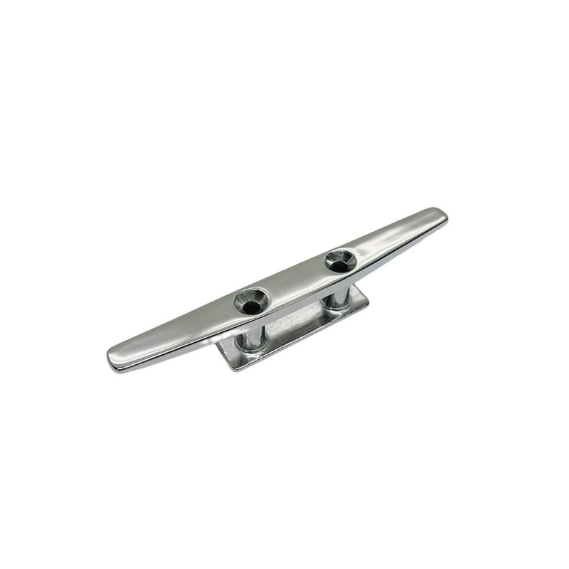 4" Marine Stainless Steel 4" Low Flat Cleat Flat Top Dock Deck Rope Yacht 4 Pcs