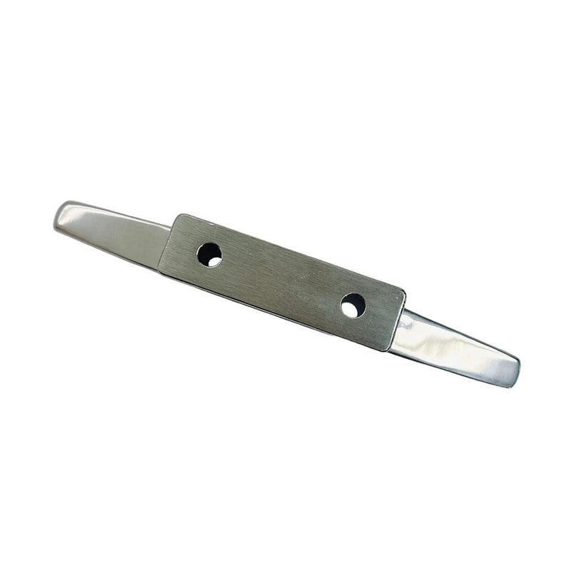 4" Marine Stainless Steel 4" Low Flat Cleat Flat Top Dock Deck Rope Yacht 4 Pcs