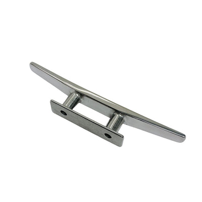 8" Marine Stainless Steel Low Flat Cleat Flat Top Dock Deck Rope Yacht