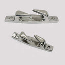 2 Pcs Marine T316 Stainless Steel 6" Angled Right Deck Dock Mooring Rope Cleat Chock