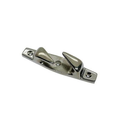 6" Stainless Steel Boat Angled Left Deck Dock Mooring Rope Cleat Chock 10 Pcs