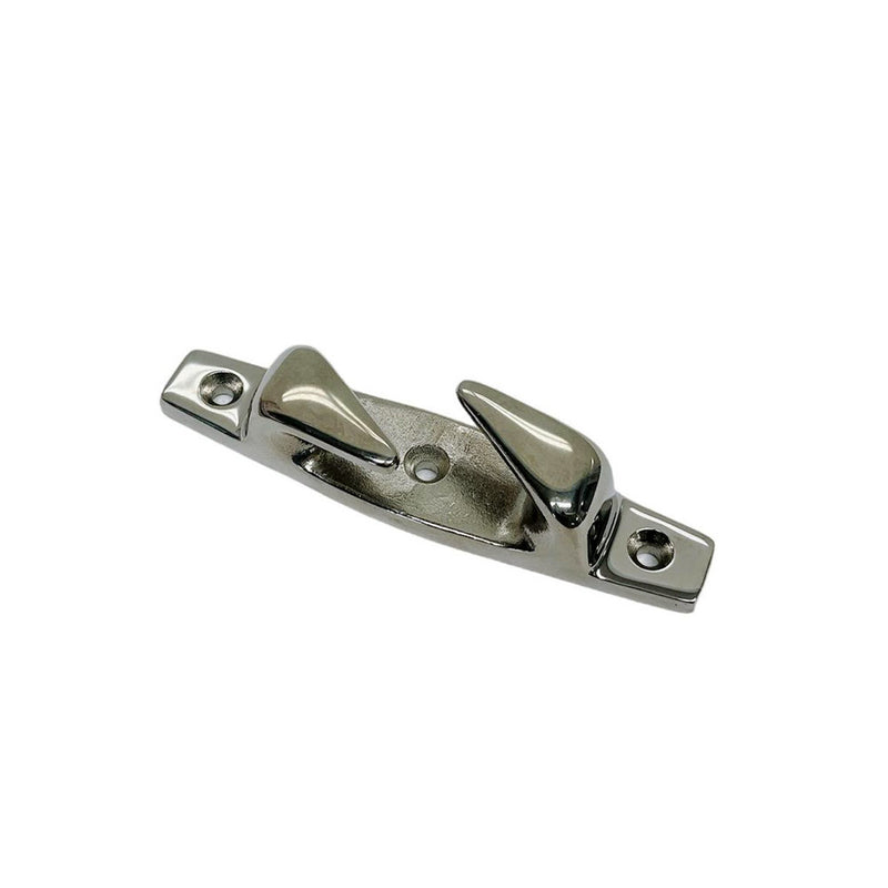 6" Stainless Steel Boat Angled Left Deck Dock Mooring Rope Cleat Chock 10 Pcs